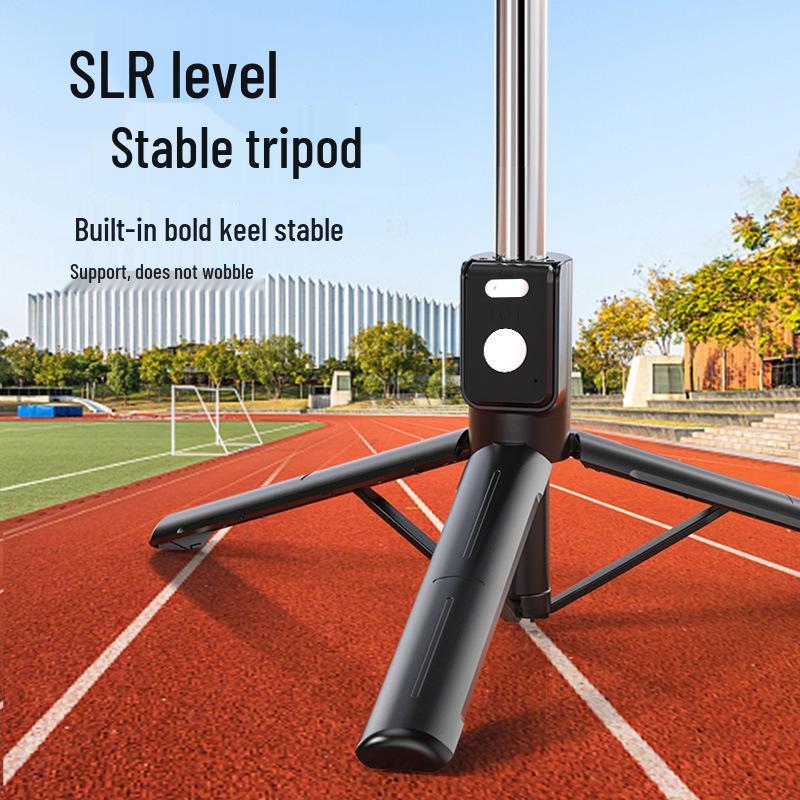 B11s Extendable Selfie Stick Tripod with Bluetooth Remote & Fill Light