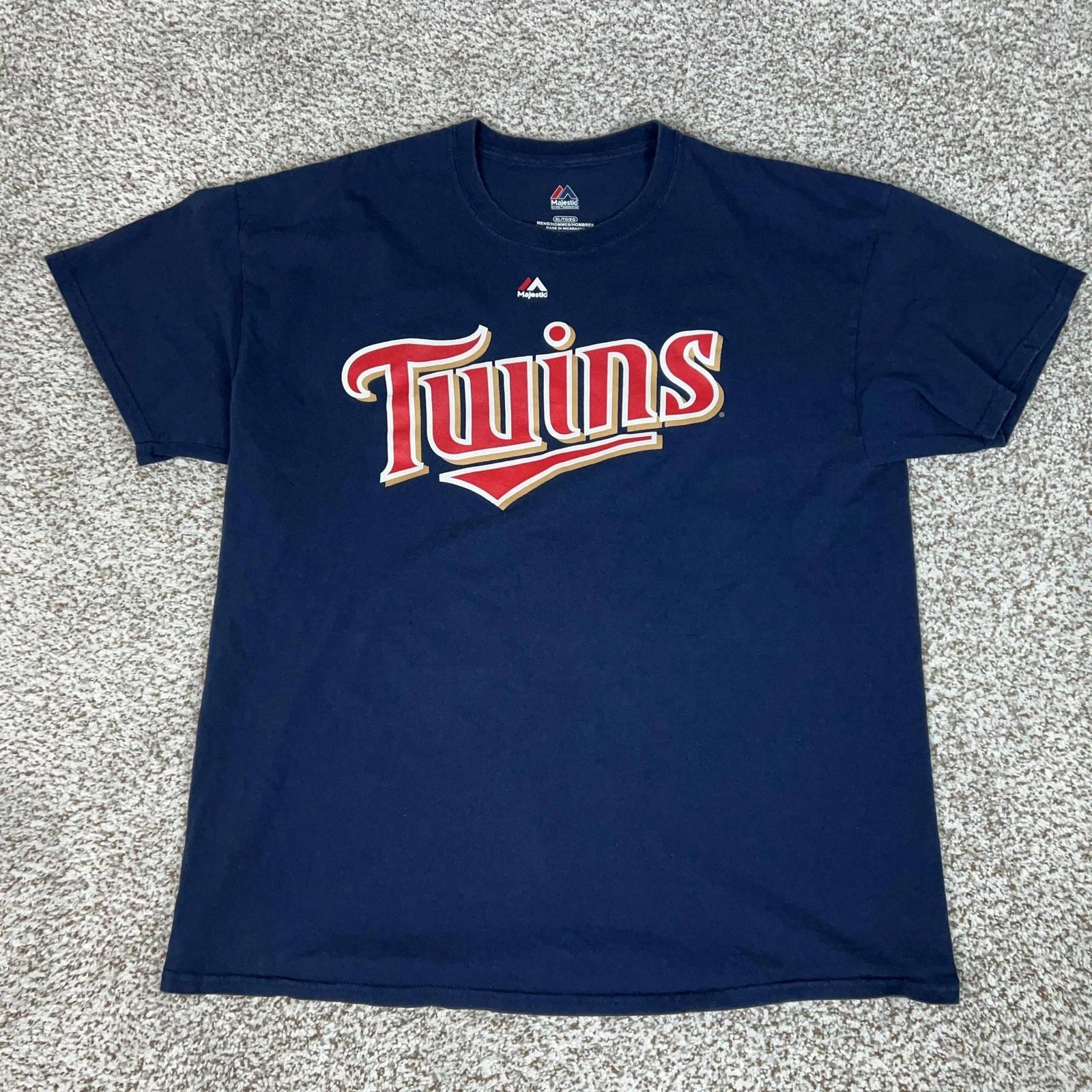 Minnesota Twins Shirt Mens XL Blue MLB Baseball Eddie Rosario 20 T Shirt Tee S