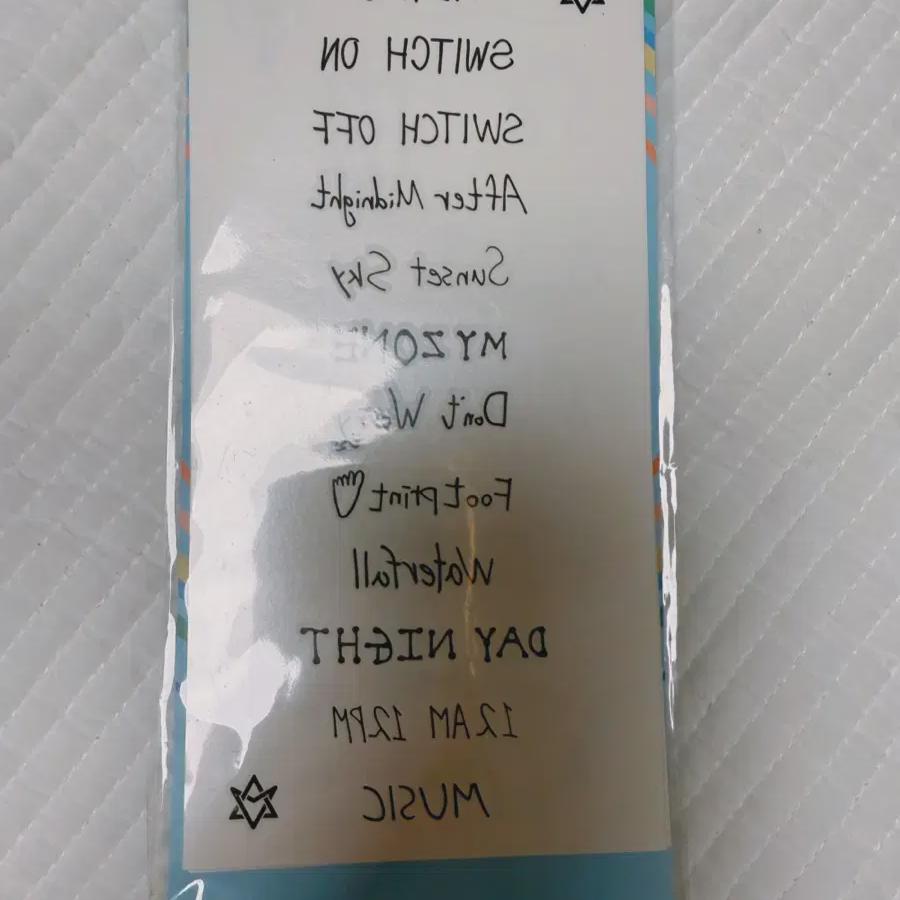Astro Switch On Popup Store Tattoo Sticker Set