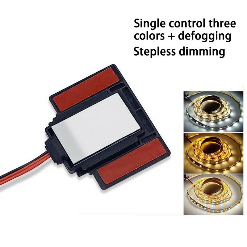 LED Light Dimmer Controller Mirrors Controller Light Dimmer Bathroom Light Controller Mirrors Lighting DC12-24V Touch Sensor For