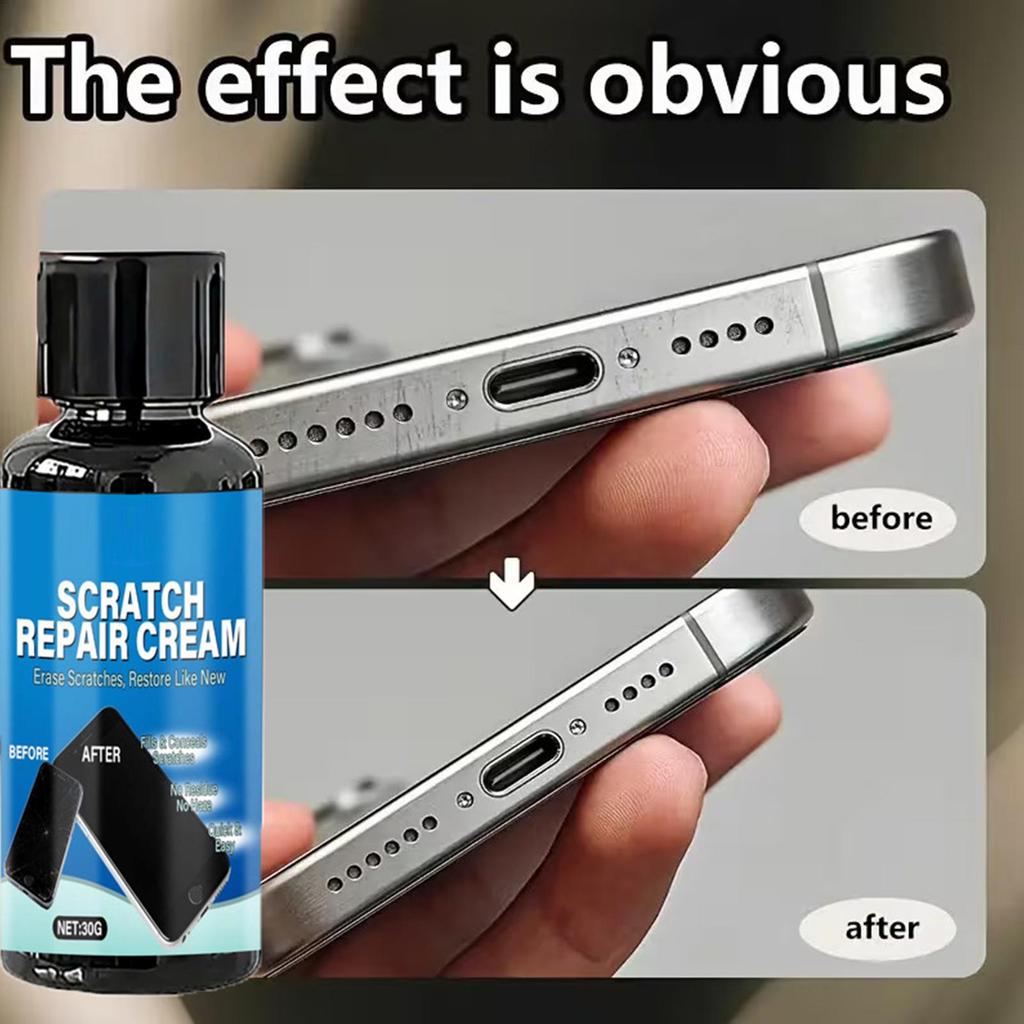 NEW Phone Screen Scratch Remover With Sponge Complete Quick Solution Long Lasting Polishing Phones Tablets Scratch Remover