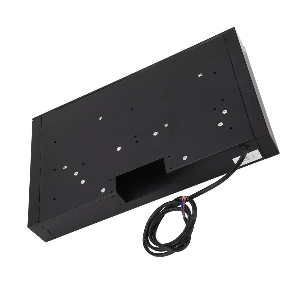 12V Cooking Range Hood 3 Speed Adjustable with Touchable Screen LED Light for RV Camper Kitchen