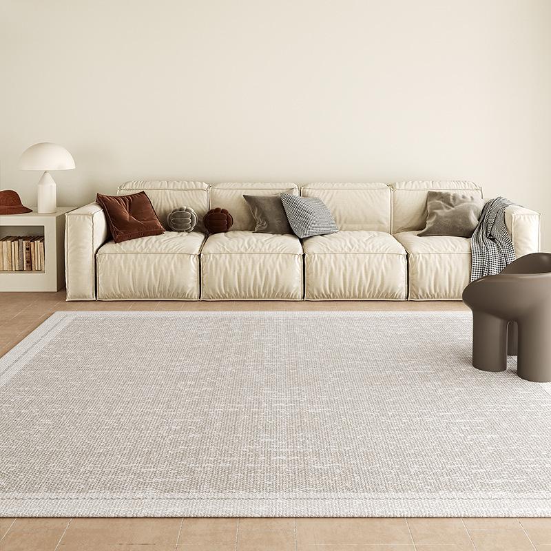 

Кристально-бархатный ковер, устойчивый к пятнам, для гостиной, спальни или журнального столика - Легко чистить, кремовый стиль, коврик на всю площадь пола 200×300cm