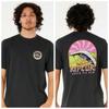 New Ripcurl Letter Print Men's T-shirt Short-sleeved Summer Outdoor Sports Surfing Short-sleeved Fitness Short-sleeved T-shirt