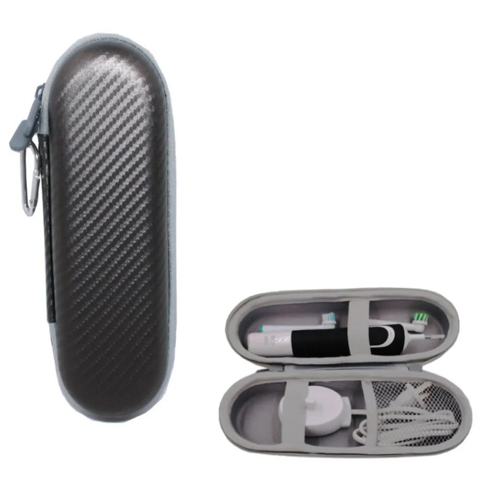EVA Electric Toothbrush Storage Box Empty Protective Electric Toothbrush Case with Handle Large Capacity Toothbrush Travel Case