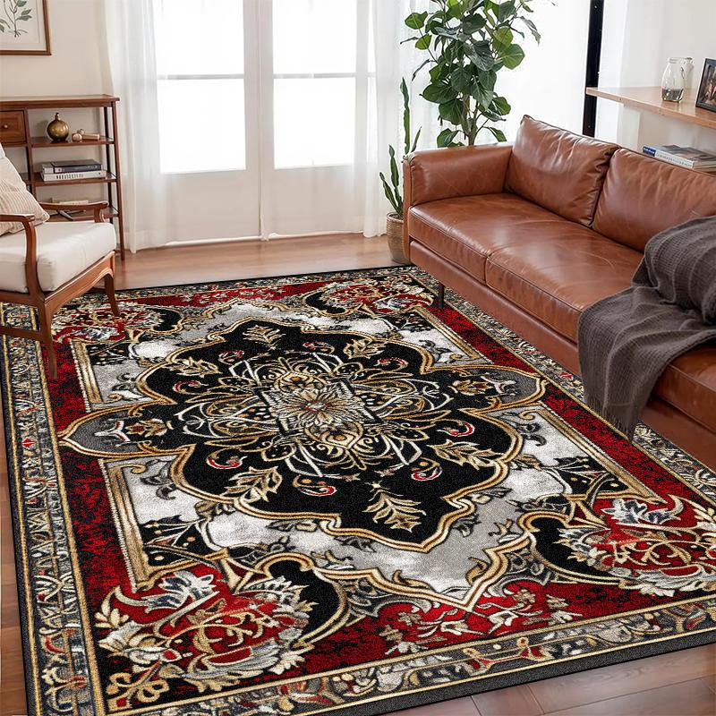 Vintage Persian Carpet for Living Room Decoration Luxury Carpets Large Area Bedroom Cloakroom Non-slip Rug Sofa Coffee Table Mat