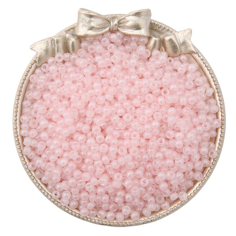 20g 3/4mm imitacja lodów szklanych koralików ryżowych materiał ręcznie robiony diy kolczyki koralikowe bransoletka akcesoria do włosów