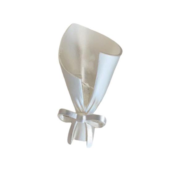 Брошь-букет Тонкая работа Универсальная цветочная булавка Пиджаки Платья Шарфы Шляпы Сумки Аксессуар белый