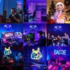 Cross Handle LED Neon Atmosphere Light for E-sports Rooms and Gaming Halls
