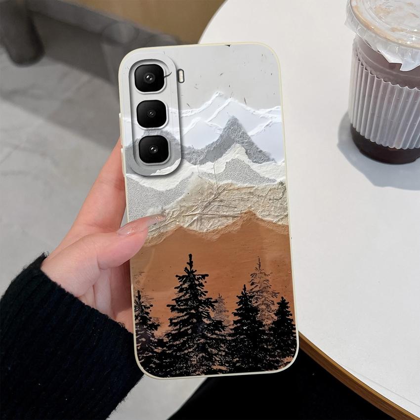 For Infinix Hot 60 50 Pro Plus 40Pro 30 Play 70 60i 50i 40i 30i Phone Case Sweet Bunny Cake New Upgrade Soft Smooth Silicone Lightweight Durable Shell