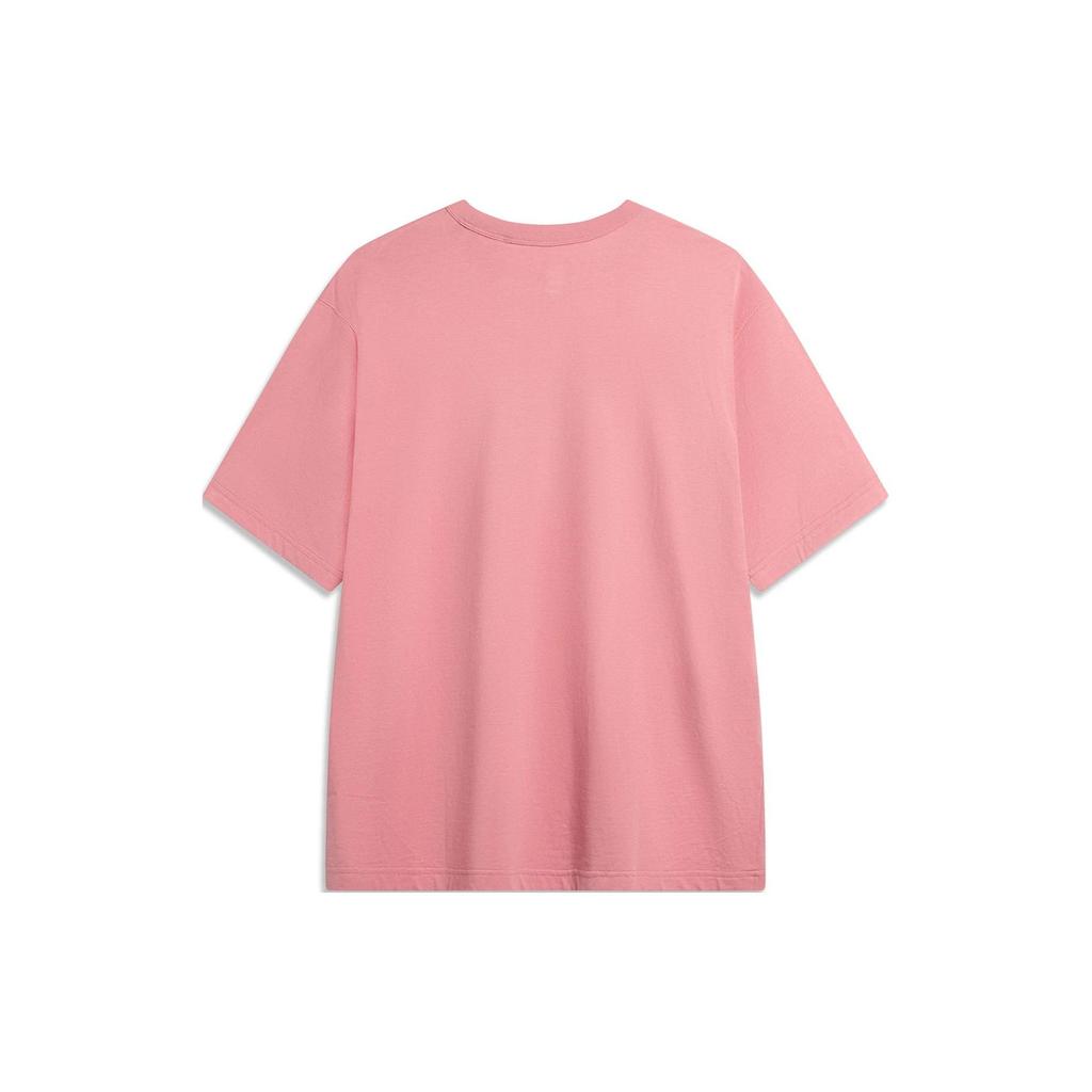 T-shirt Li Ning BADFIVE Homme Abricot Rose AHSU431-7