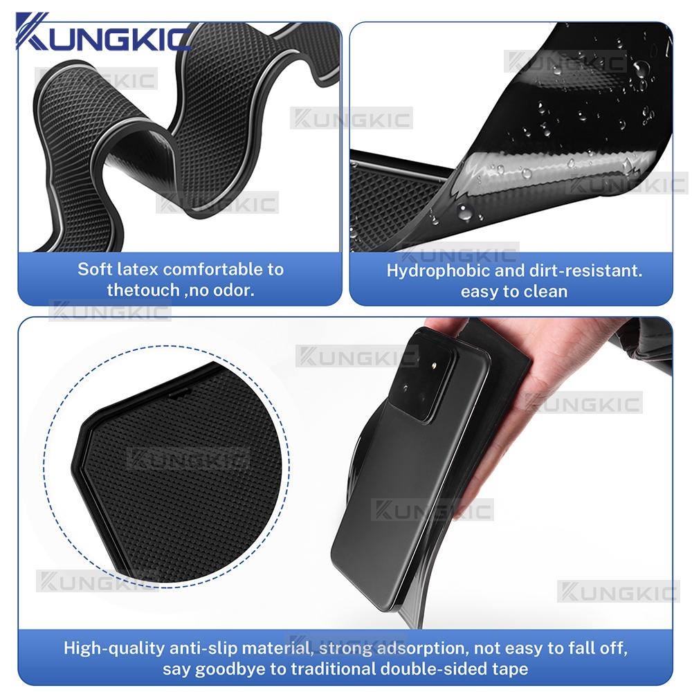 For Dacia Spring Electric EV 2025 2026 Anti-slip Slot Pad Auto Interior Dacia Spring 2027 Car Door Groove Mat Accessories