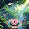 Outdoor Garden Bird Bath Fountain Feeder Hanging Style ABS Water Circulations System Squirrels Friendly Design
