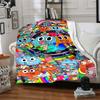 The Amazing World of Gumball Print Flannel Blanket High Quality Warm Comfortable Cover for All Seasons Perfect for Gifts Home Deco