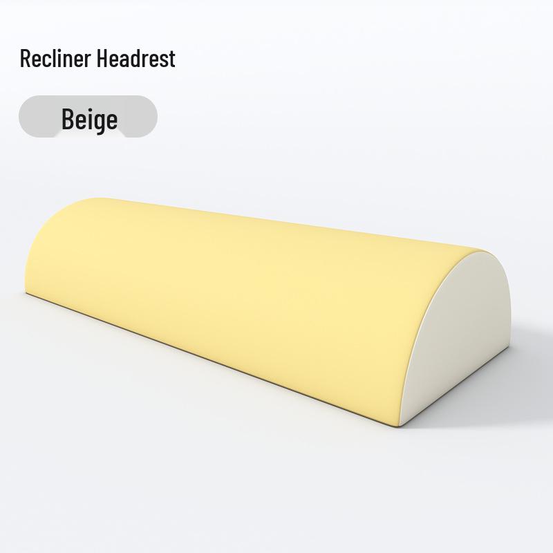Ergonomic Lounge Chair with Lumbar and Neck Support Cushions