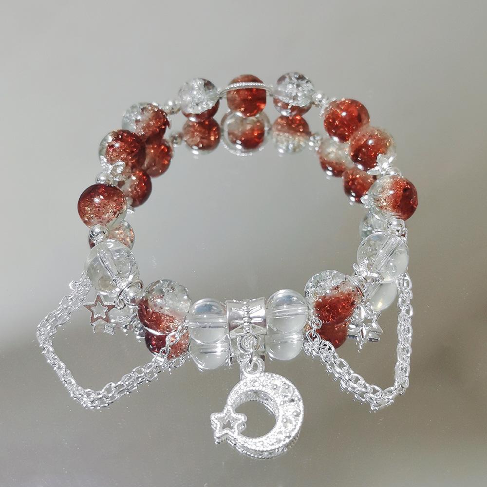 Mori Style Mermaid Crystal Bracelet – Versatile Niche Design for Women, Ideal for Students and Best Friends