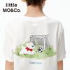 Little MO&Co. Kids Puppy Graphic Quick-Dry T-Shirt