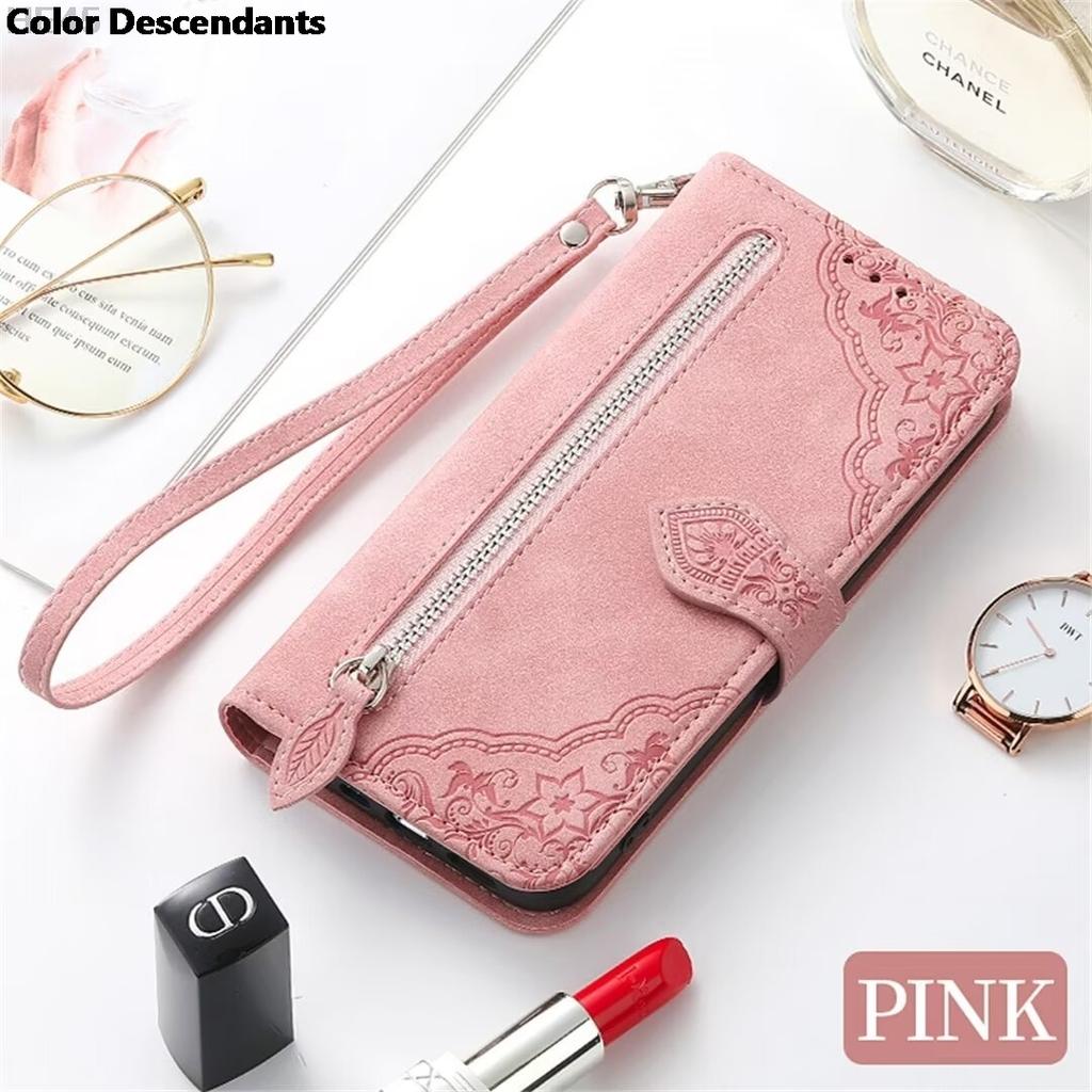 Zipper Leather Wallet Funda for Oukitel C35 2023 Flip Case Multi Card Slot Book Shell Armor Phone for C36 C33 C32 C31 32 33 36