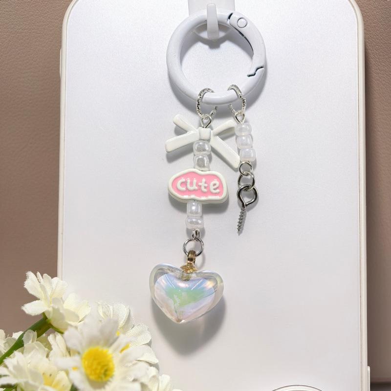 Original Pop Mart Bubble Bean Pyjama Herz Tidelope Anhänger Handy Lanyard