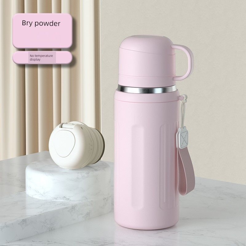 2025 New Model of High-Looking Water Cup for Women, Office Cup for Female Office Workers, Large-Capacity Thermos Cup for Women