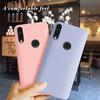 Bonbonfarbe Hülle für Huawei Honor 8C Handyhülle Honor 8C Abdeckung 6.26 Weiches Silikon TPU Rückseitenabdeckungen für Huawei Honor 8C BKK-L21