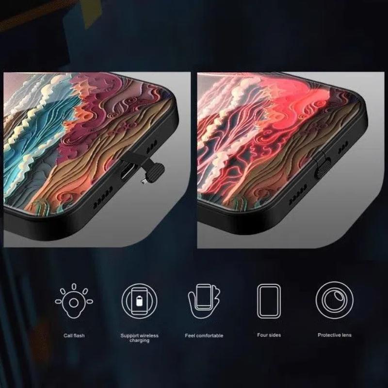 Ochranné pouzdro na telefon s blikáním při příchozích hovorech