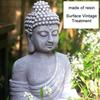 9palcová vintage zahradní socha Buddhy vnitřní venkovní zahrada zenový buddhismus figurka socha dekorace pro domov kancelář obchod ozdoba