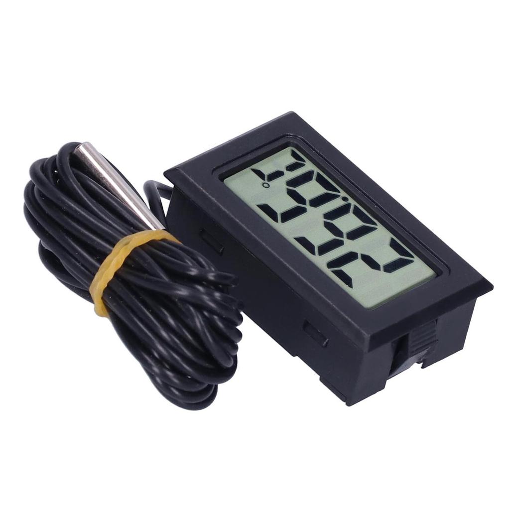 Digital Thermometer   LCD Wired Electronic Temperature Measurement Instrument FY13001