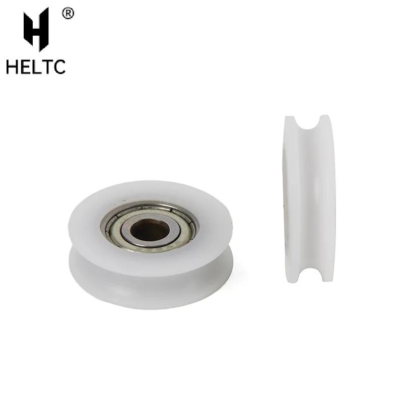 Sliding Door Pulley U Groove 625 Round Pulley Ball Bearing Wheel Roller For Door Windows Shower Pulleys Drawer POM Guide Wheel