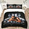 Retro Tupac HipHop Legende Druck 3-teiliges Bettwäsche-Set Bettbezug mit 2 Kissenbezügen Heim-Geburtstagsgeschenk