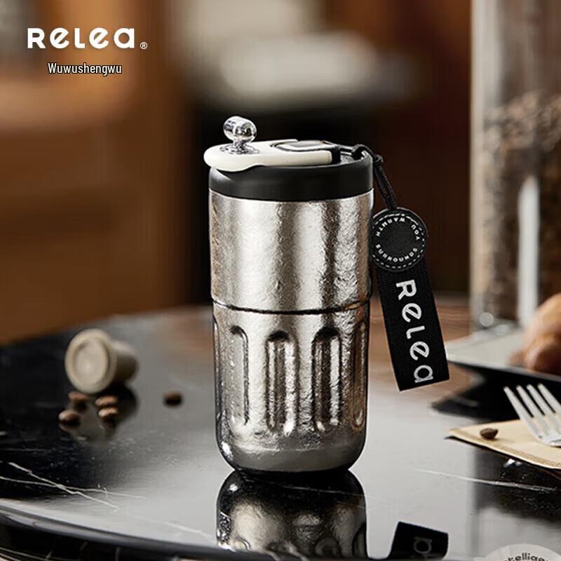 RELEA Pure Titanium Smart Digital Display Thermal Mug