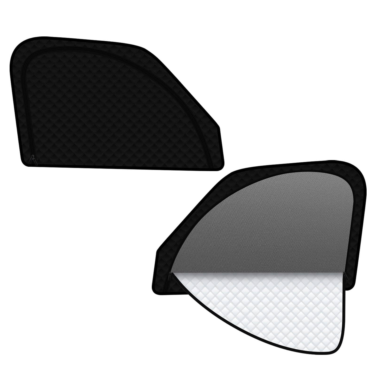 

Integrated Curtain with Magnetic Attachment for Toyota Alphard with Easy Installation and Side Sunshades for Driver and Passenger 2 Panels 2-in-1