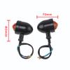 Motorcycle Universal Turn Signal Lights Mini Blinker Amber Indicator Signal Lamp 12V Retro Motor Flasher Cafe Racer Accessories