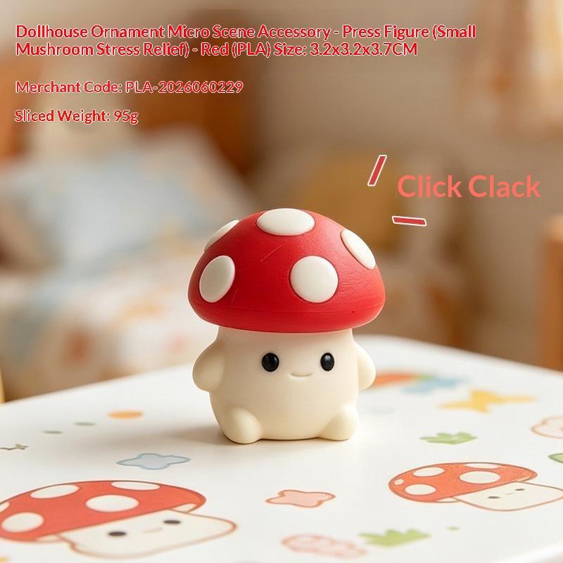 3D Printed Cactus Clicker Keychain Mini Fidget Clicker Toy Portable Push Button Stress Relief Keyring Gift For Kids Adults