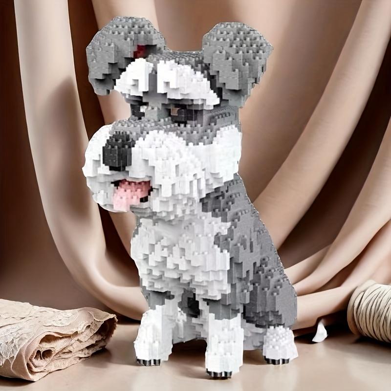 Pudel Bauklötze Sammlung Haustier Hund Blöcke Schreibtisch Wohnzimmer Dekorative Ornamente Geschenk