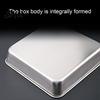 Roasting Pans Anti-deformed Baking Pan Unbreakable Stainless Steel Smooth Cookie Sheet Edges Square Food Plate Household Supplies