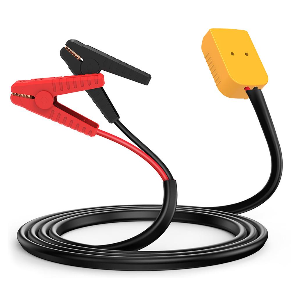 Battery Jump Starter 8-AWG 1.8m Jumper Cable Clamps Portable Automotive Booster Cable Compatible for Dewalt 18V/20V Battery