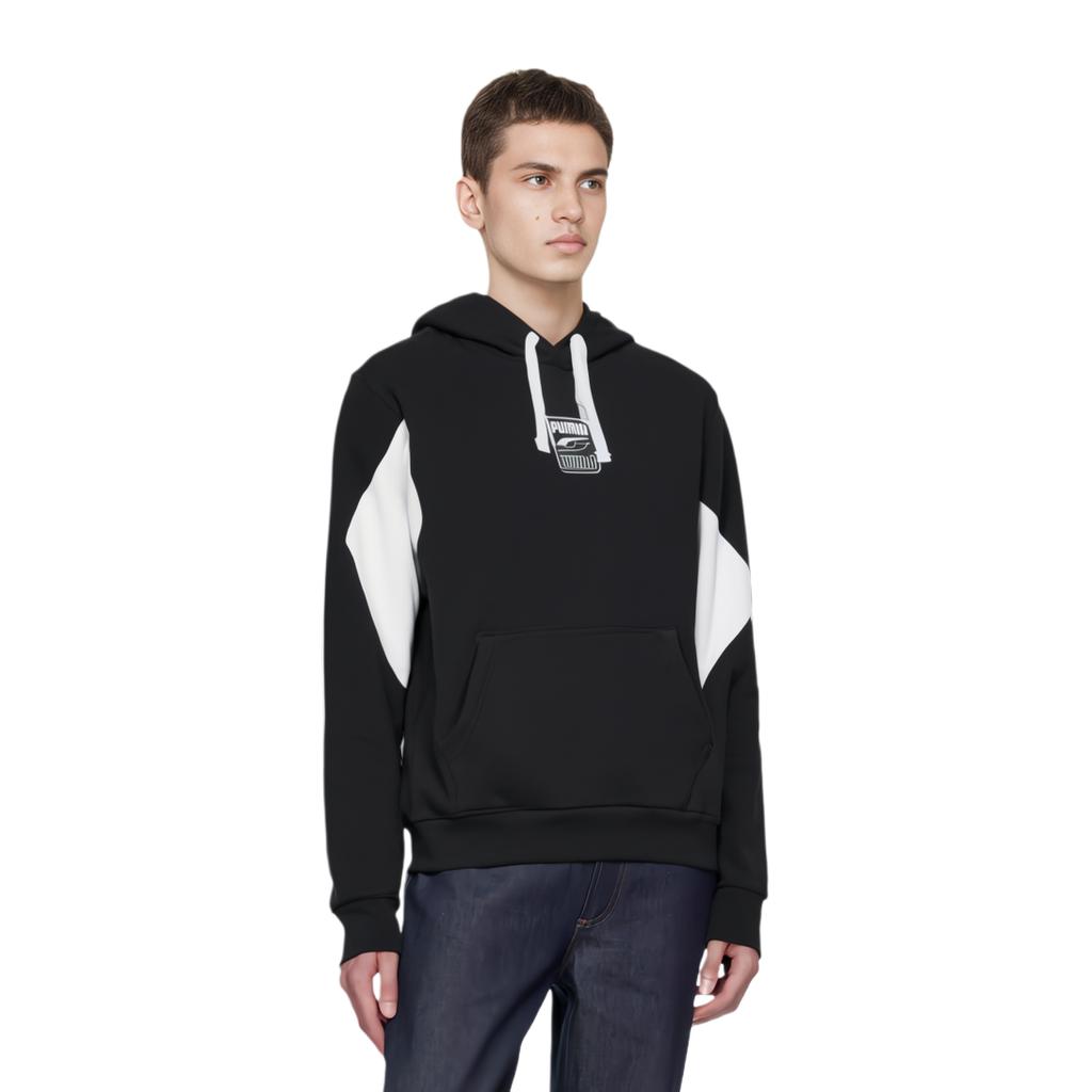 Men's PUMA Sweatshirts Men's Black Hooded Moderate Regular