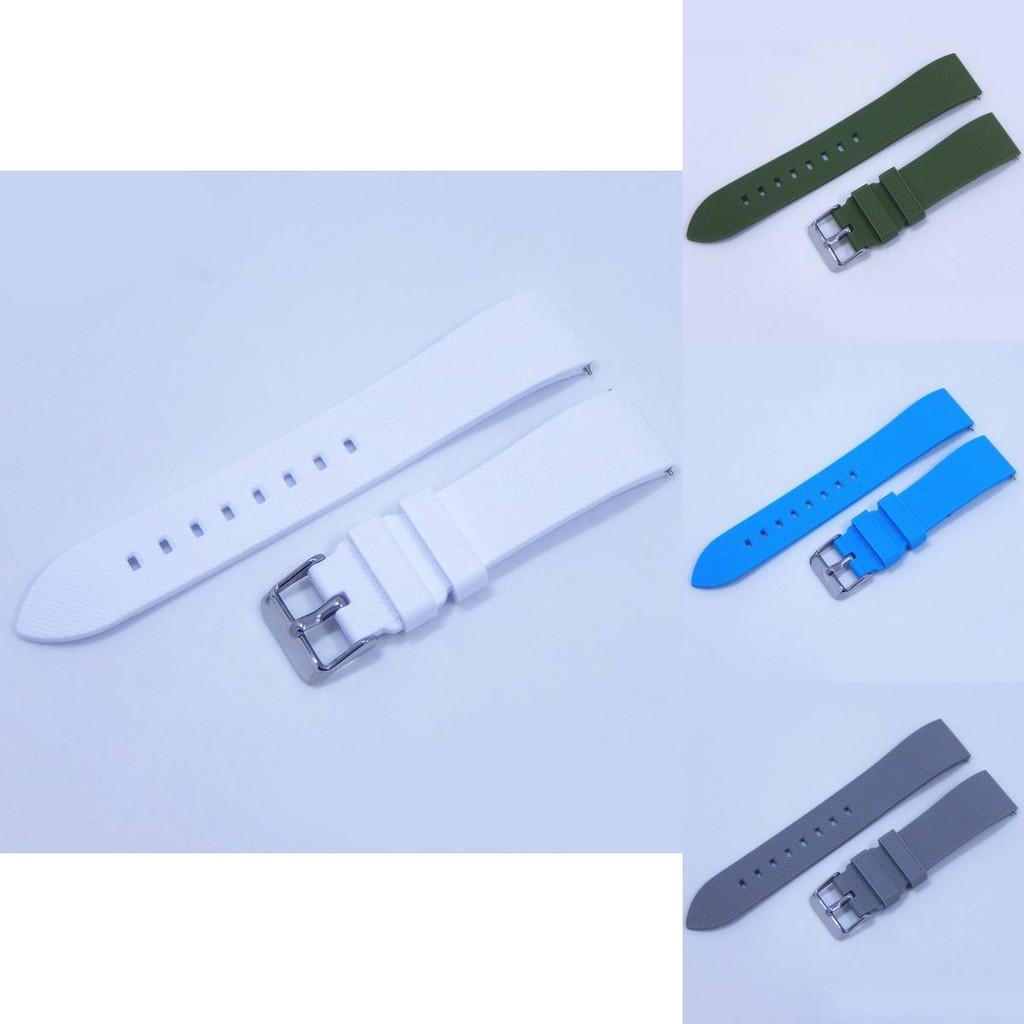 Correa de Silicona para Reloj Deportivo 20mm Impermeable de Liberación Rápida Para Hombres Mujeres Accesorios de Fitness