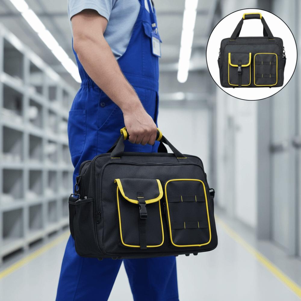 Large Capacity Tool Organizer Portable Tool Tote Bag Electrician Tool Bag  Professional Use