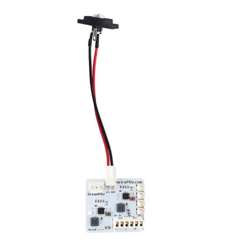 Für SEGA DreamCast DreamPSU Rev2.0 12V Netzteilplatine + Netzsteckeradapter für AII DreamCart Spielkonsole Ersatzteile