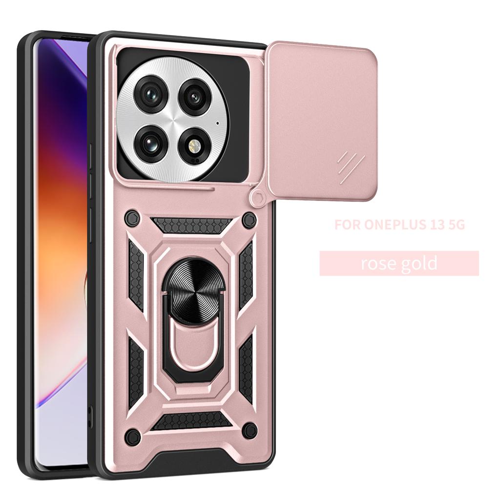 Θήκη Armor με Σταντ Για OnePlus 13 5G One Plus Κάλυμμα Με Δακτύλιο Προστασίας Φακού Μαγνητική Βάση Coque Fundas