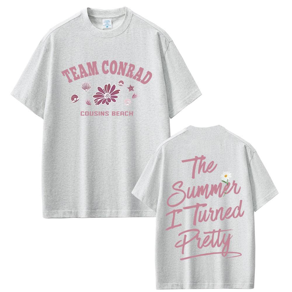 TV Play The Summer I Turned Pretty Team Conrad Cousins Beach Double Sided Print Tshirt Unisex Fashion Casual 2026 Summer T Shirt