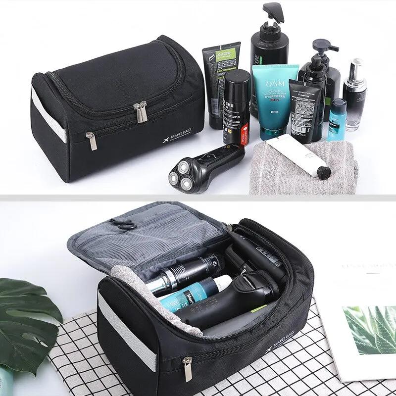 Men's and Women's Travel Toiletries, Makeup Bag, Portable Large Capacity Makeup Bag, Multi-functional Storage for Cosmetics