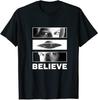 Believe UFO Eyeballs T-shirt