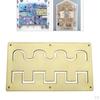 Cutout Blank en Embellishments for Family Ornaments And Crafts Decoration