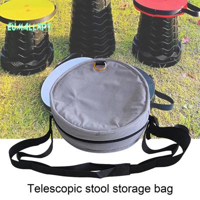 Kruk Schoudertas Zacht Kussen Slijtvast Gemakkelijk mee te nemen Opbergkruk Nylon Band Telescopisch Opvouwbare Kruk Opbergtas voor Buiten