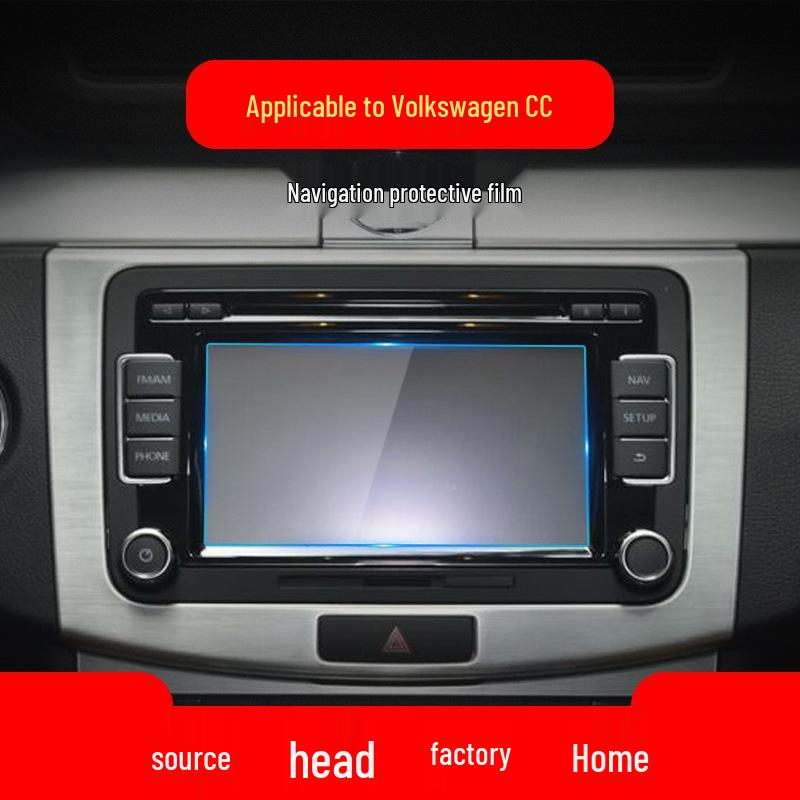 Volkswagen CC Navigation Tempered Film for Center Console & Instrument Panel
