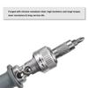 Two Way Ratchet Screwdriver Set with 10 Bits 180 Degrees  Alloy Elbow Screwdriver 6.35MM Screw Driver