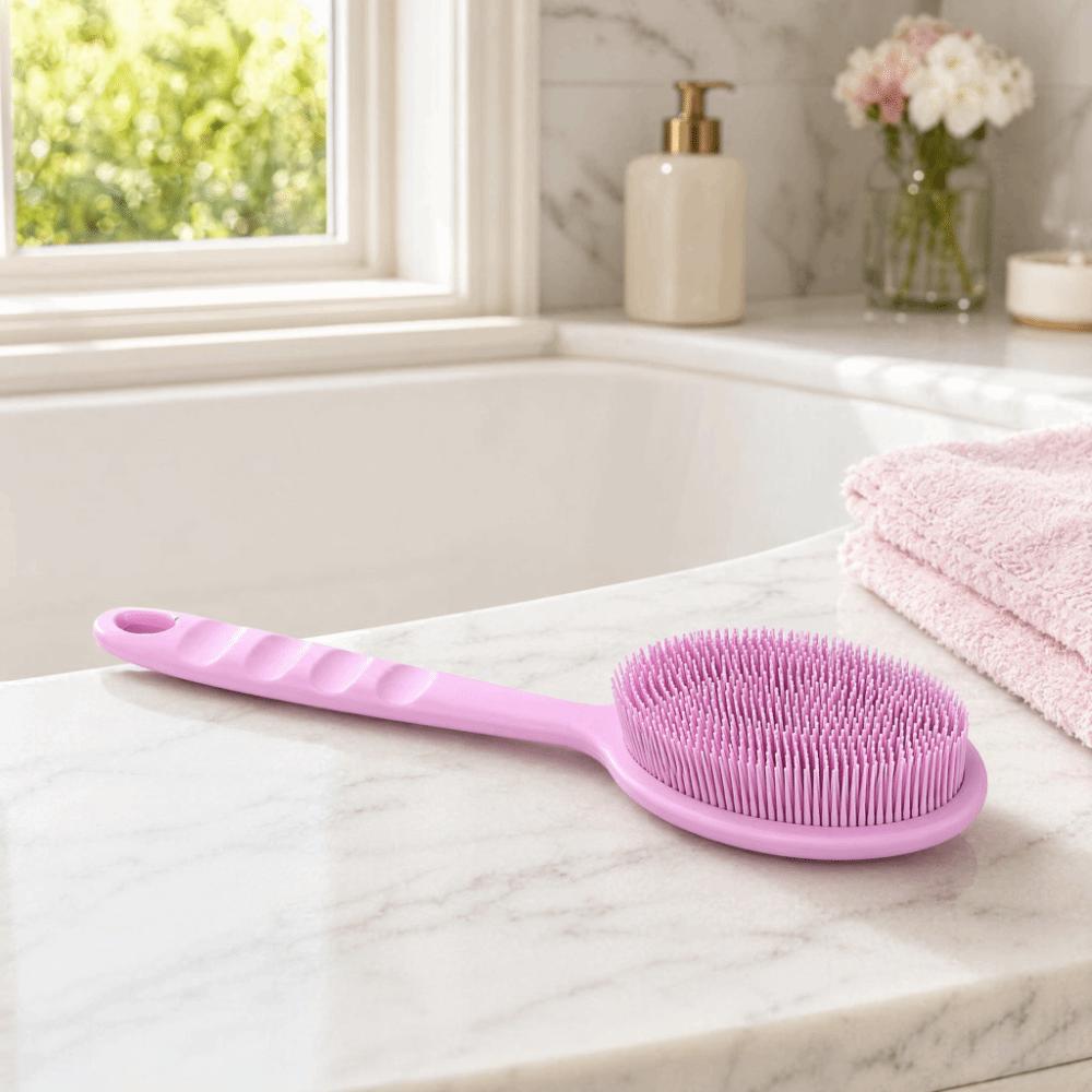 PP Silicone Body Scrubber Brush Multi-Functional Shower Cleaning Brush Bath Brush Kitchen Cleaning